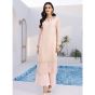 iShopping - Azure Decent Lily Chiffon Festive Unstitched 2 Piece Suit Beige (DLAZK171)