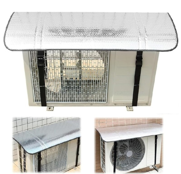 iShopping - ANS Heavy Duty Outdoor AC Cover Waterproof Adjustable Straps