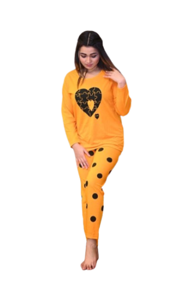 iShopping - RG Shop Night Casual  Track Suit for Women-Yellow