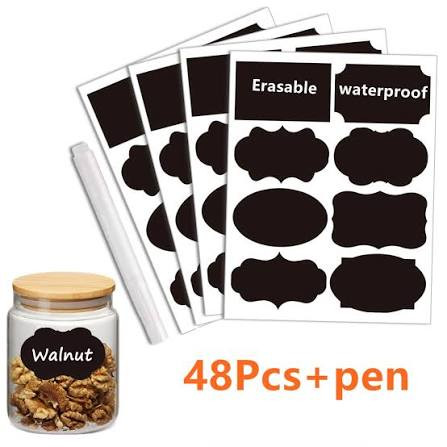 iShopping - Removable Blackboard Sticker for Spice - 48pcs