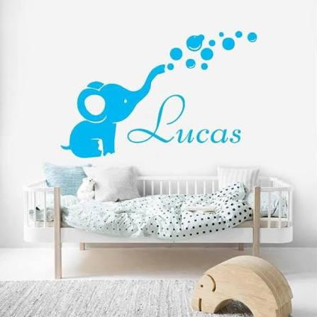 iShopping - Kids Room Cute Elephant Wall Stickers