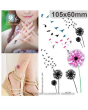 iShopping - M-Mart Fly Birds With Flower Transient Temporary Tattoo Sticker