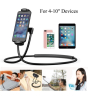 iShopping - Ferozi Traders Lazy Bendable Flexible Hang Neck Phone Holder - Yellow