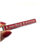 iShopping - M.Mart 3D Limited Edition Metal Chrome Car Sticker Red