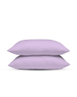 iShopping - Rainbow Linen Bed Sheet Set Twin Size Lilac (Pack Of 3)
