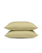iShopping - Rainbow Linen Bed Sheet Set Twin Size Tan (Pack Of 3)