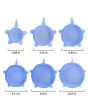 iShopping - G-Mart Silicone Food Storage Bowl Cover 6Pcs