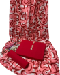 iShopping - Shah Kamal Fabrics Unstitched Suit For Women 3-Pcs-Red