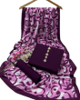 iShopping - Shah Kamal Fabrics Unstitched Suit For Women 3-Pcs-Purple