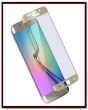 iShopping - MISC 3D Glass Screen Protector For Galaxy S6 Edge Gold