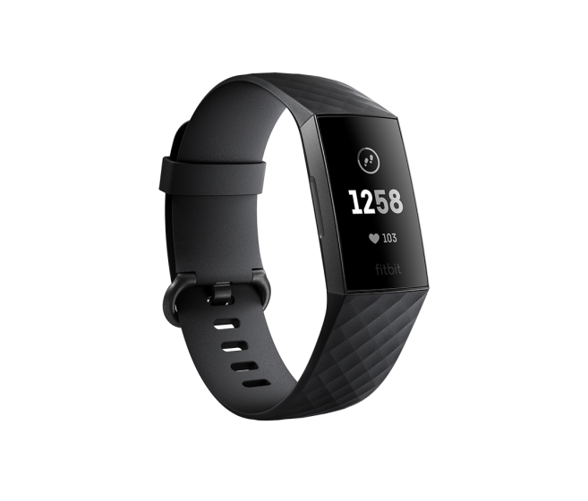 iShopping - Fitbit Charge 3 Fitness Tracker Black