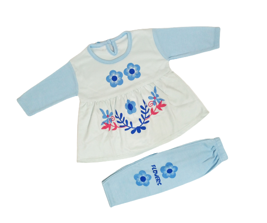 iShopping - Komfy Baby Printed Dress For Girls (NBG084)