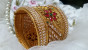 iShopping - Jewel Art Indian Kara Cuff Style With Lock