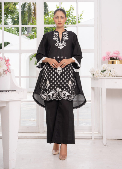iShopping - Ahlam Barouque Crest Embroidered Lawn Suit 2-piece