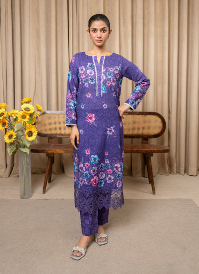 iShopping - Ahlam Keyseria Printed Cambric Kurta Set
