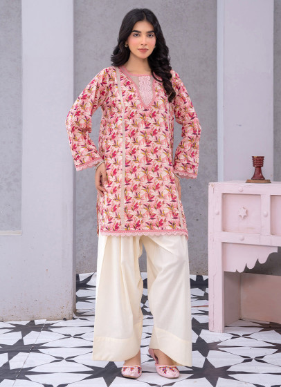 iShopping - Ahlam Lily Vines Printed Lawn Kurta Set 2-piece