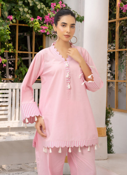 iShopping - Ahlam Pastel Peony Cotton Set 2-piece