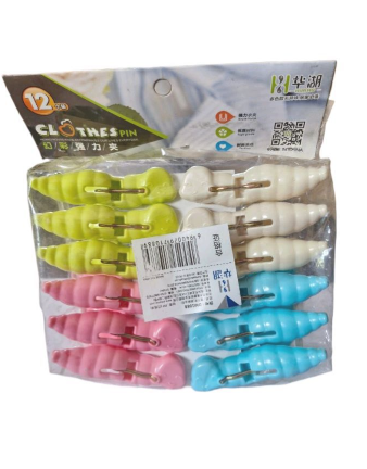 iShopping - Letsshop Plastic Clothes Pin - 12Pcs