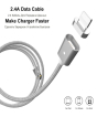 iShopping - Wish Hub 2 In 1 Magnetic Charger Cable For iPhone Silver