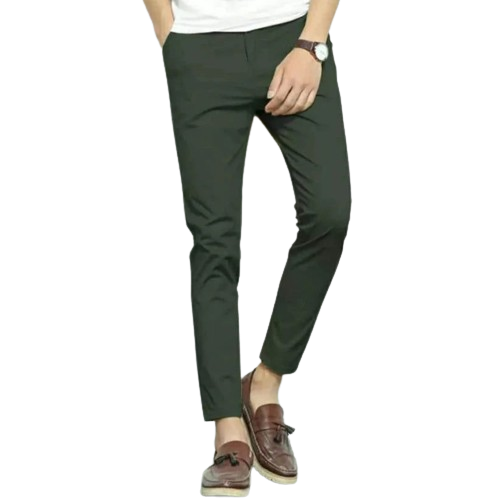 iShopping - Fashion Trendz FT Cotton Chinos Pant-Olive Green-42
