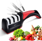 iShopping - Genshirt 3 In 1 Kitchen Knife Sharpener Tungsten Steel