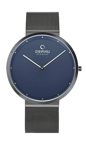 iShopping - Obaku Analog Watch For Men's Grey (V230GXJLMJ)