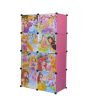iShopping - Israr Mall Princess 8 Cube Cabinet - Pink