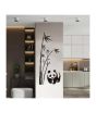 iShopping - LookNBuy 3D Mirror Panda Bamboo Acrylic Wall Stickers Art (0091)