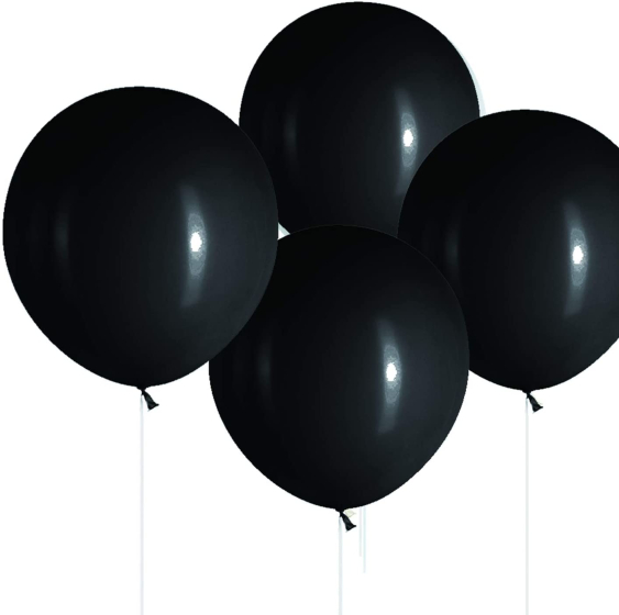 iShopping - S&S Co Black Latex Balloons Pack of 25
