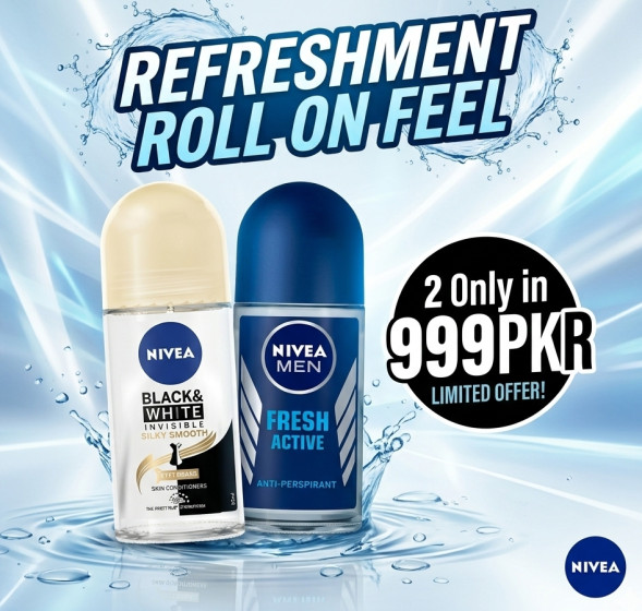 iShopping - Nivea Anti Perspirant Roll On Deodorant - Set of 2 (0177)