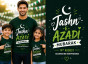 iShopping - Genzshop Jashn-e-Azadi Mubarak Premium Graphic T-Shirt-Medium