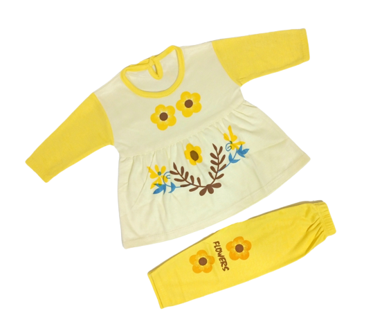 iShopping - Komfy Baby Printed Dress For Girls (NBG085)