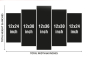 iShopping - Frame Flare Door Of Kaba And Roza-E-Rasool Saw Wall Frame - 5pcs