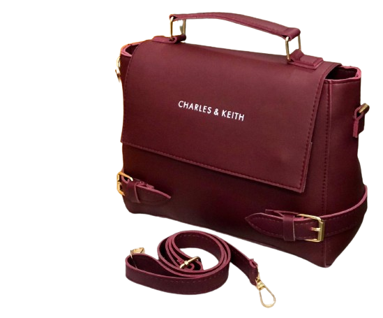 iShopping - RG Shop Charles & Keith Handbag For Women-Mehroon