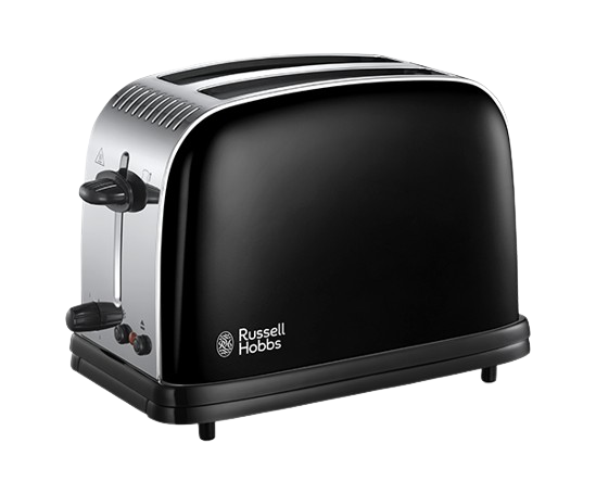 iShopping - Russell Hobbs Colours Plus 2 Slice Toaster (RU-23334)-Black