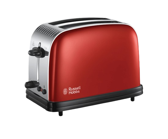 iShopping - Russell Hobbs Colours Plus 2 Slice Toaster (RU-23334)-Red