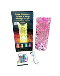 Easy Shop Crystal Diamond Table Lamp 16 Color Changing Touch Lamp