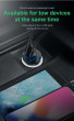 iShopping - BASEUS 30W Dual Ports PD + QC USB Fast Charging Car Charger - Black