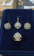 iShopping - Lady Spark Golden Flower Jewelry Set For Women