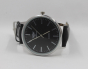 iShopping - SK-Enterprises Leather Analog Stainless Steel Watch For Men Black