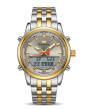 iShopping - Men's Gold and Silver Analog Digital Wrist Watch - Two-Tone
