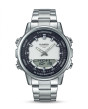iShopping - Men's Analog Digital Sports Watch - Silver White