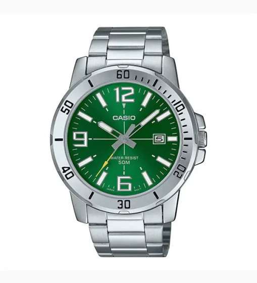 iShopping - Casio Classic Everyday Style Men's Watch Silver - (MTP-VD01D-3B)