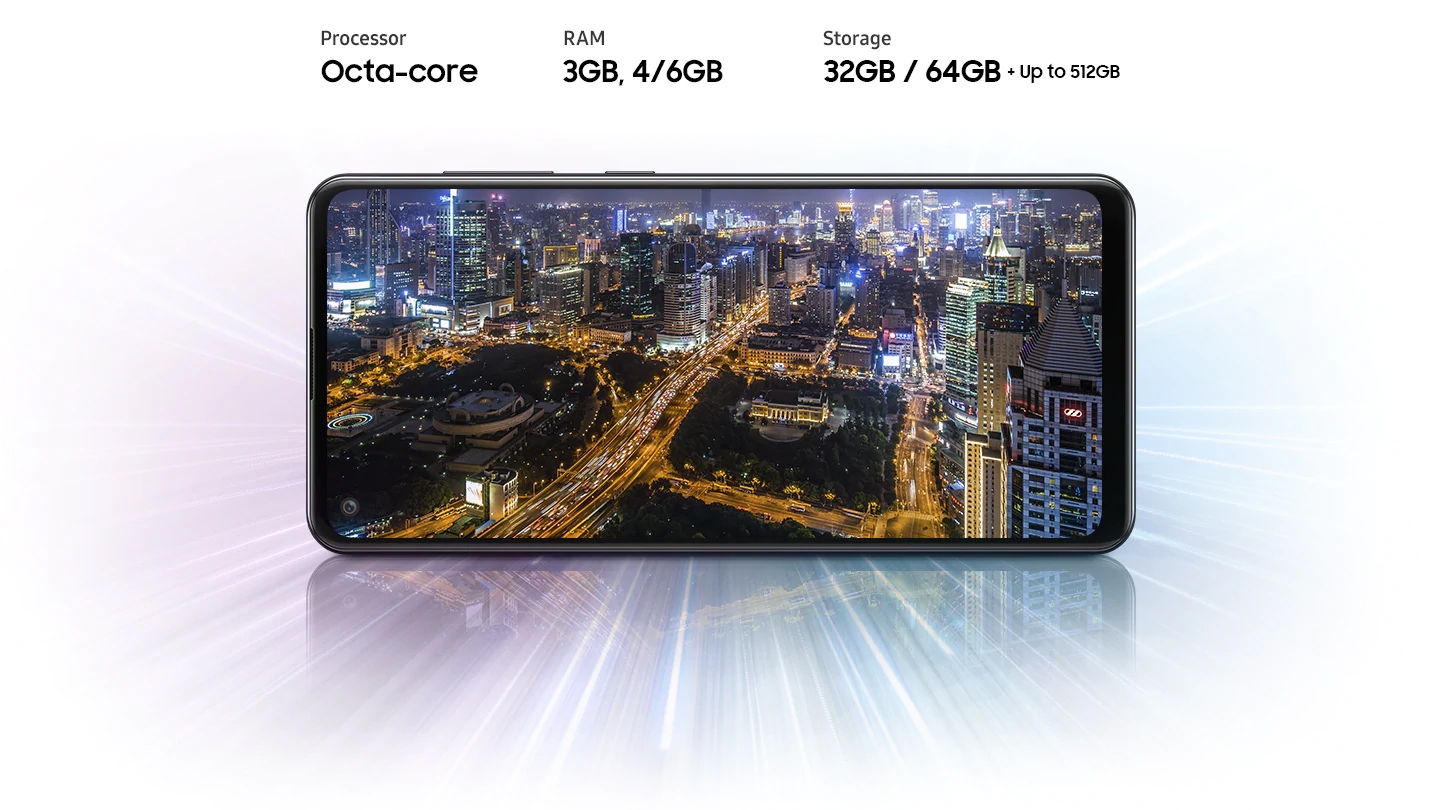 samsung galaxy a 31 ram