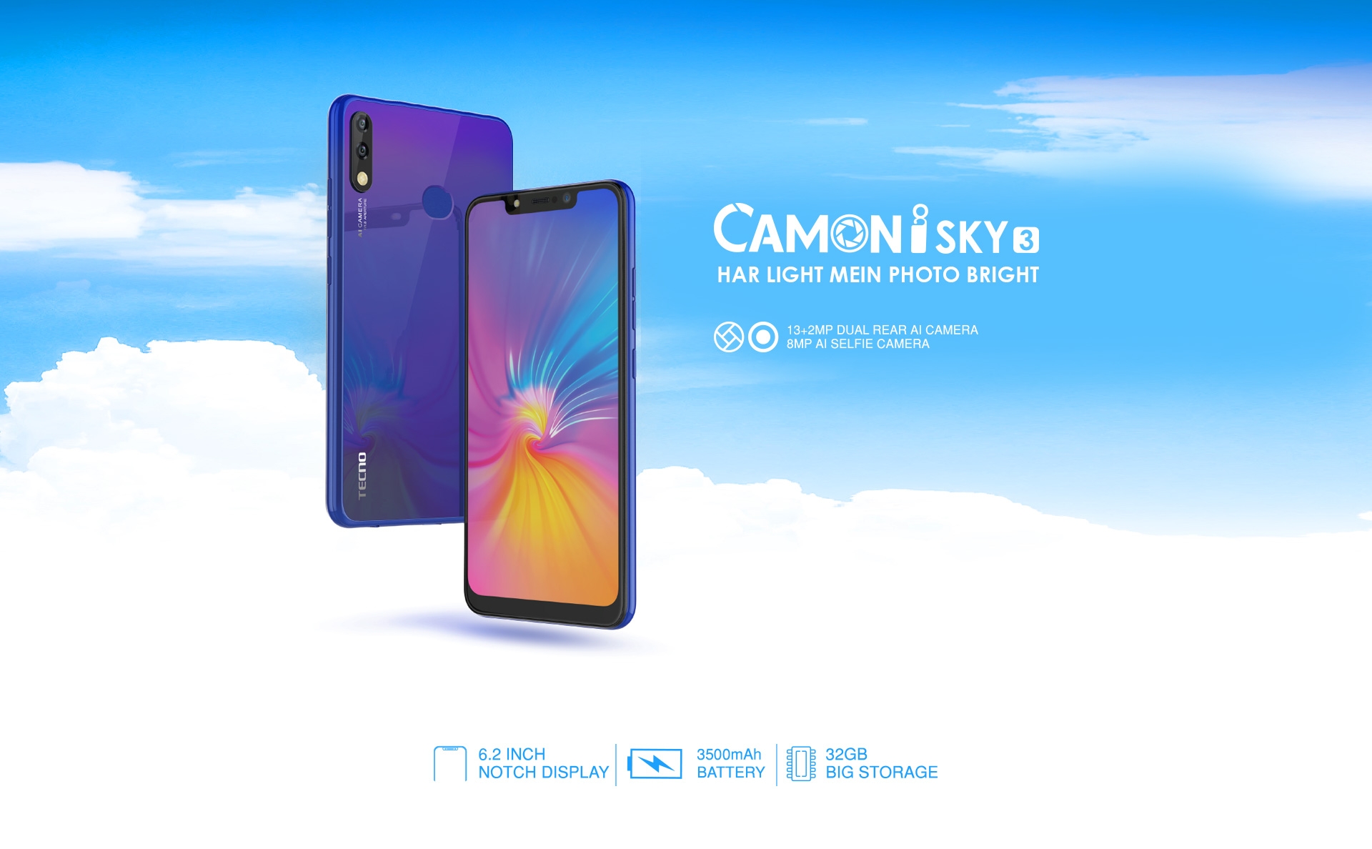 Tecno Camon i Sky 3