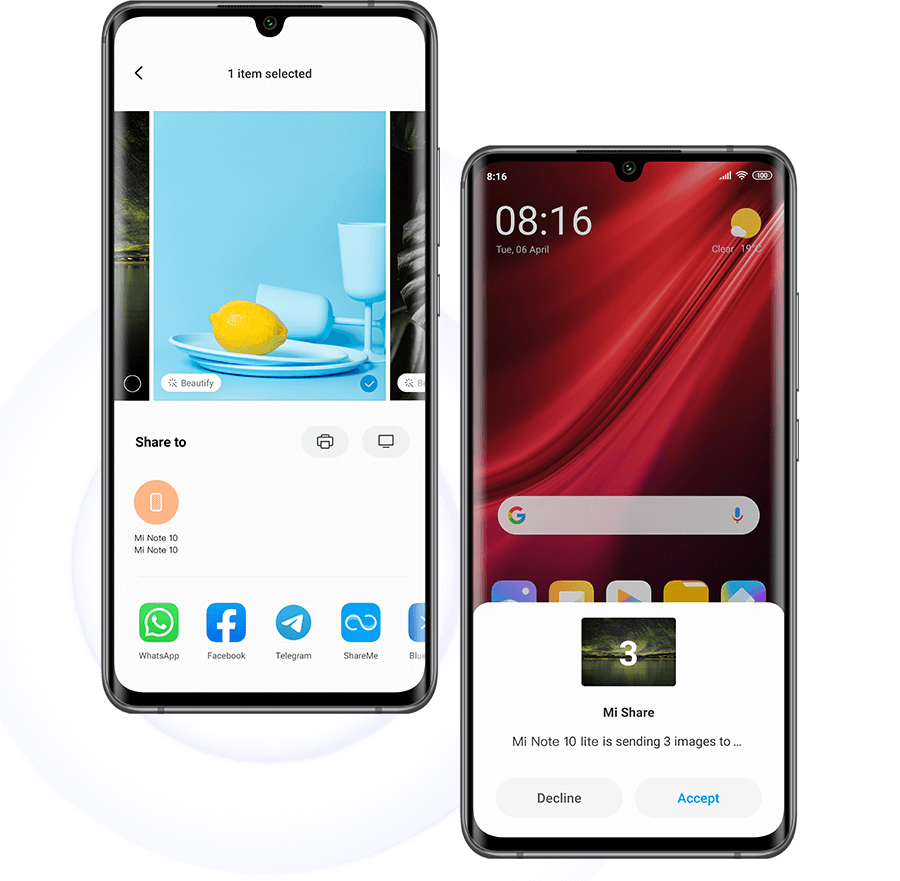 Xiaomi Mi Note 10 Lite Price in pakistan Quickly share images, documents and apps with other Mi devices.